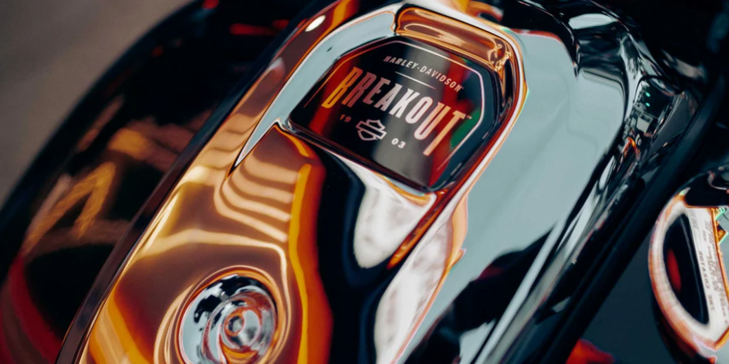 mantenimiento de motos harley davidson- moto en primer plano